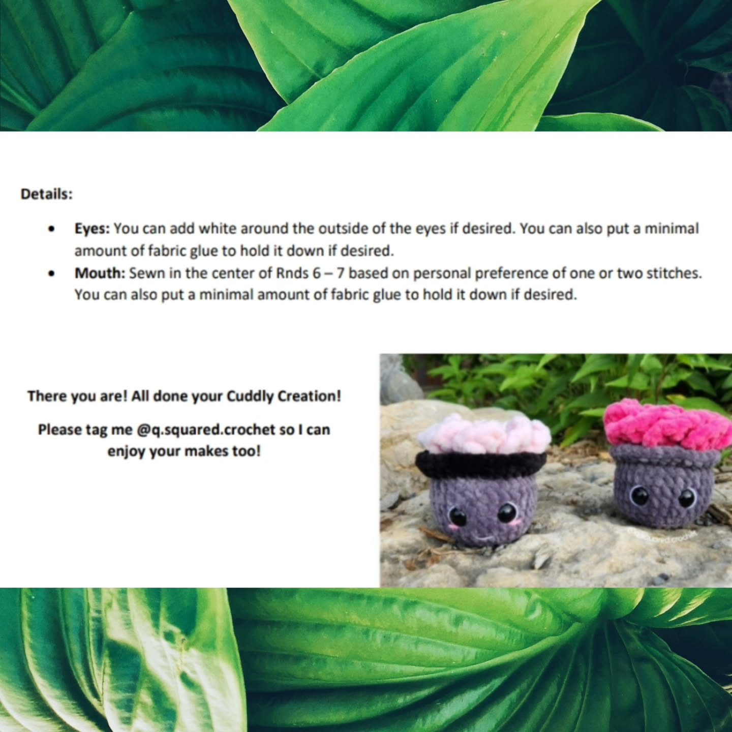 Free Crochet Pattern: No-Sew Blossom in a Pot