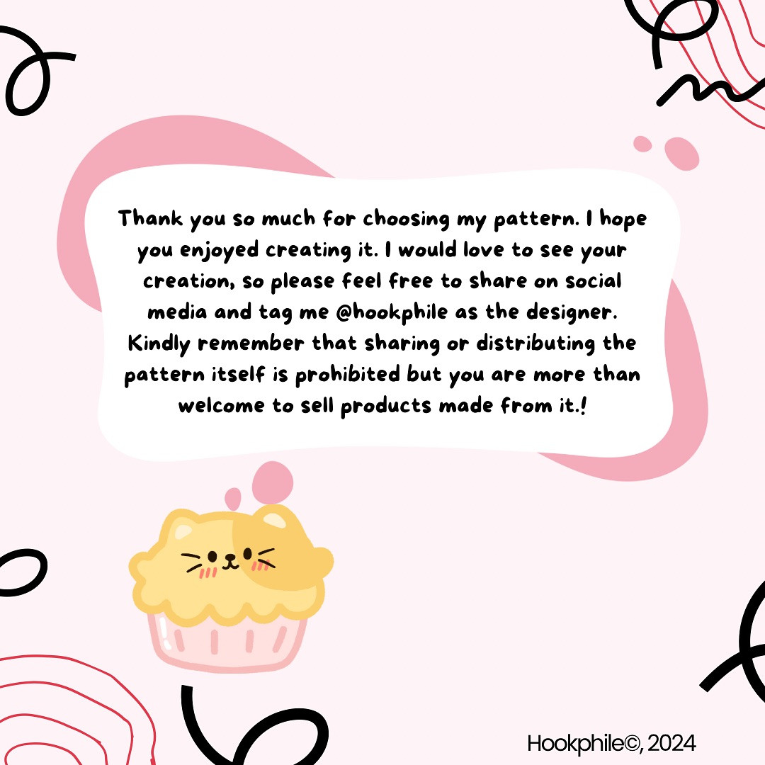 Free Crochet Pattern: No-Sew Cat Cupcake