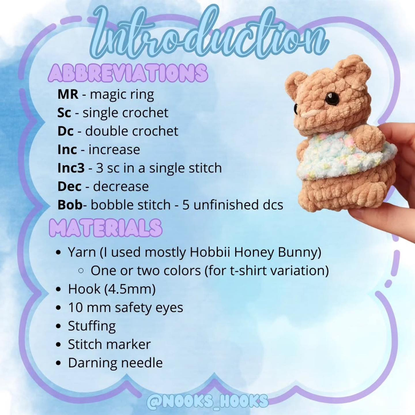 Free Crochet Pattern: No-Sew Chunky Bears
