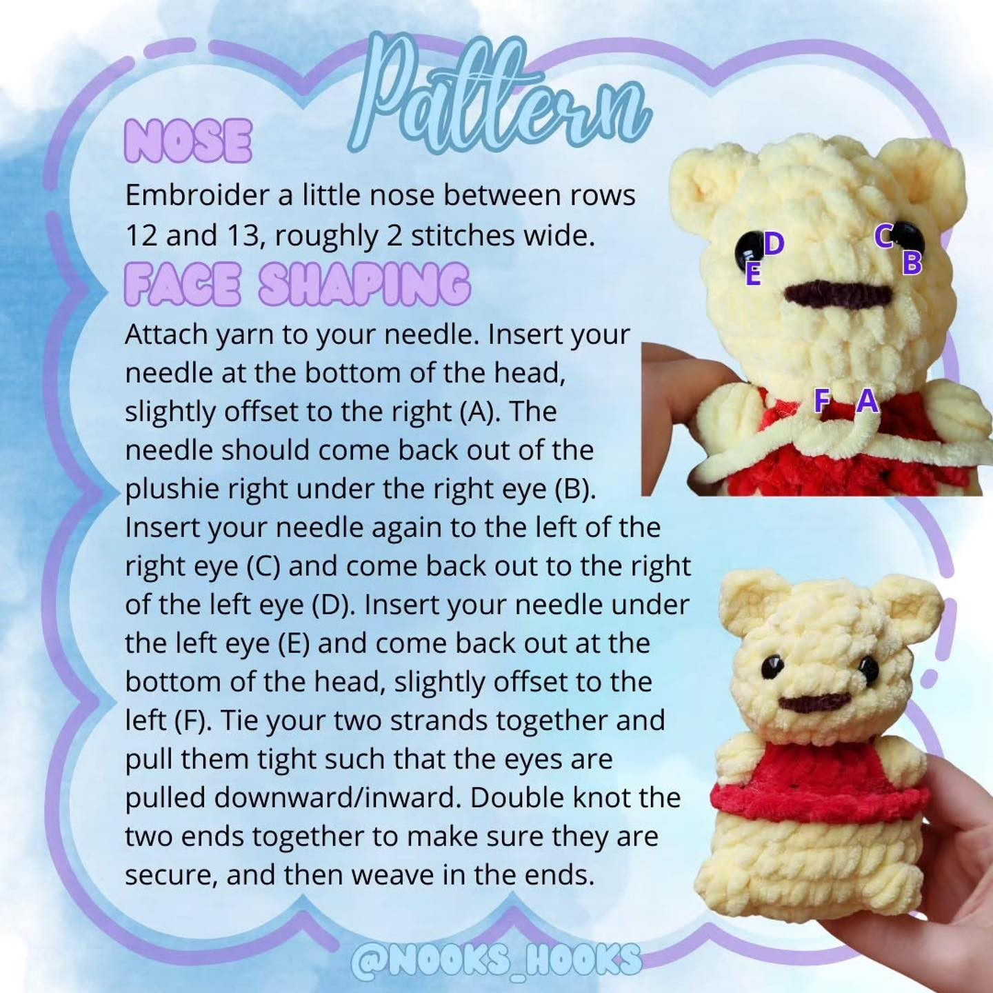 Free Crochet Pattern: No-Sew Chunky Bears