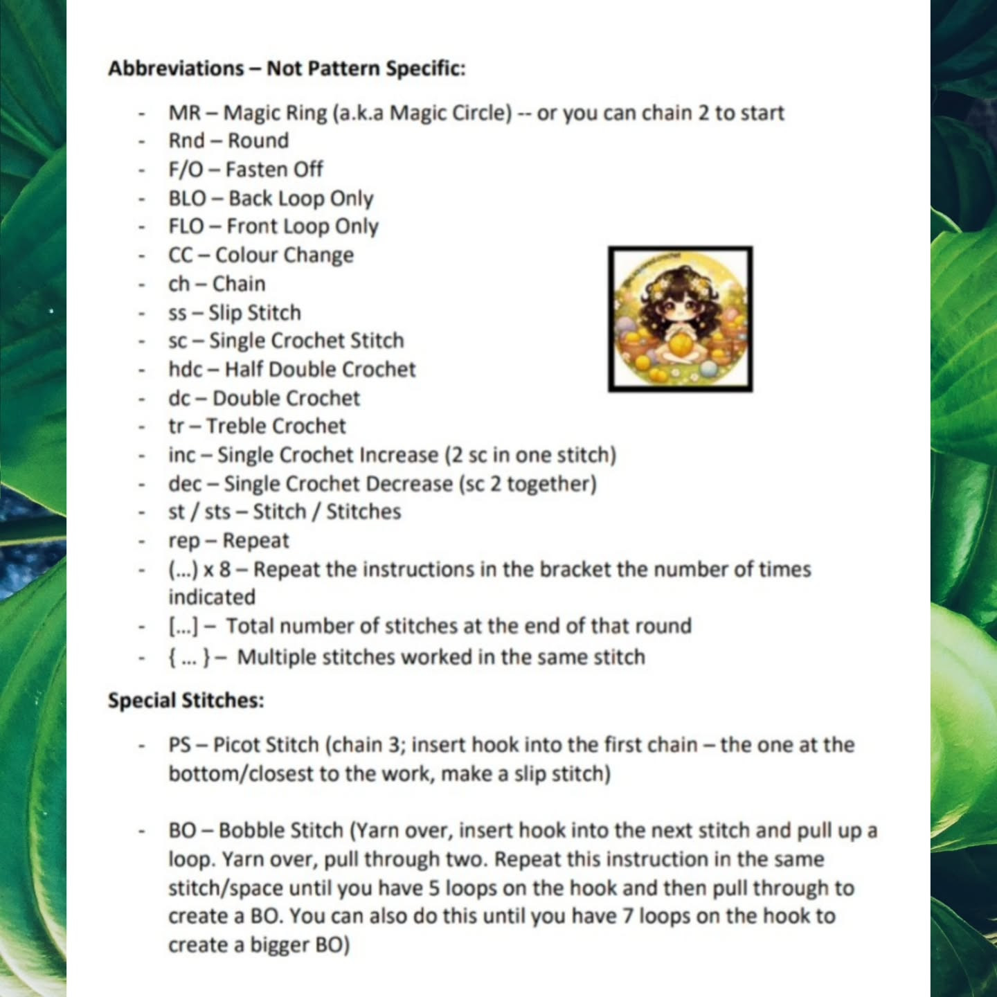 Free Crochet Pattern: No-Sew Fishbone Plant