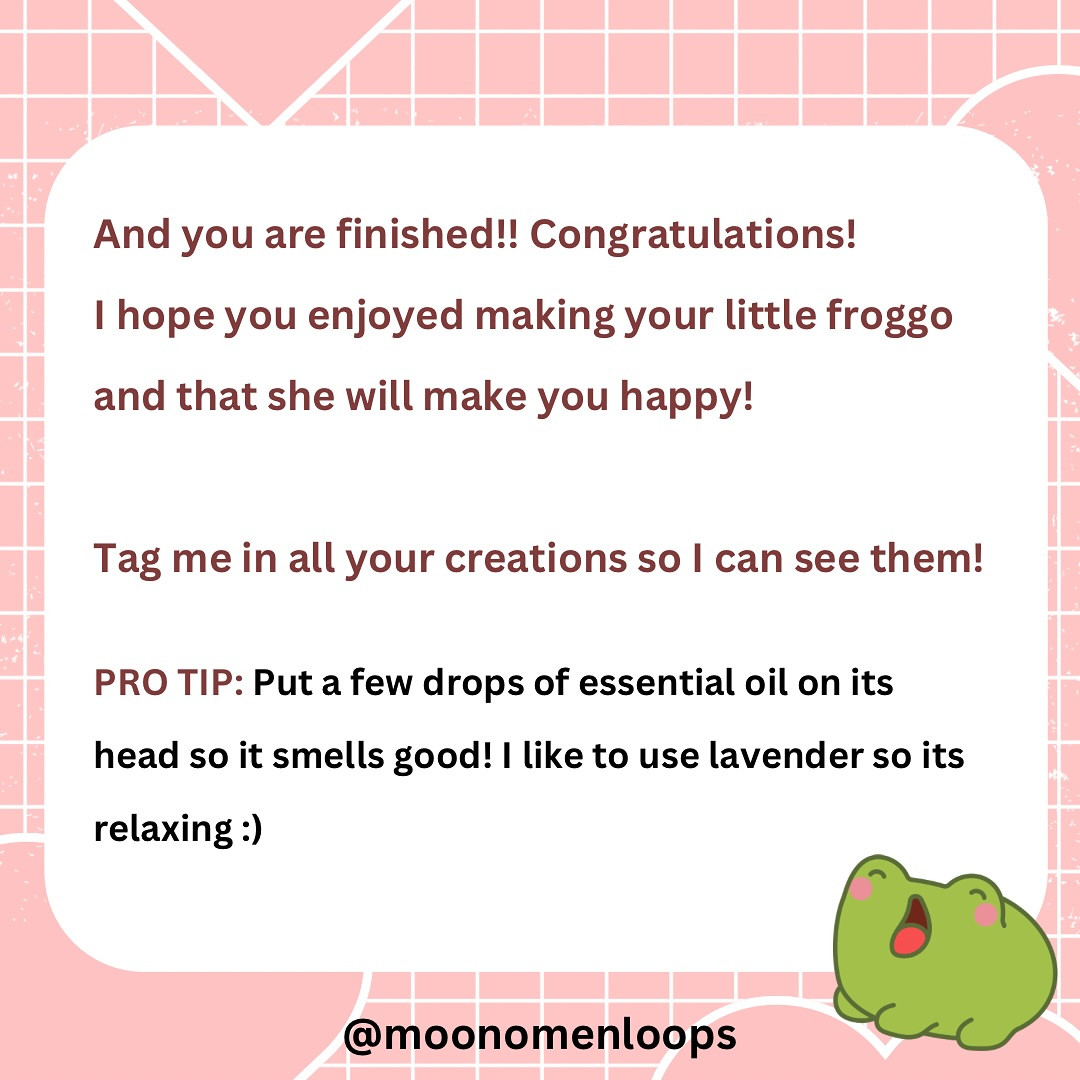 Free Crochet Pattern: No-Sew Heart Frog Amigurumi