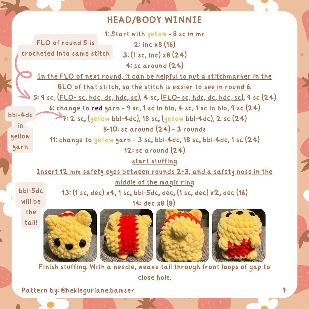 Free Crochet Pattern: No-Sew Loaf Bears