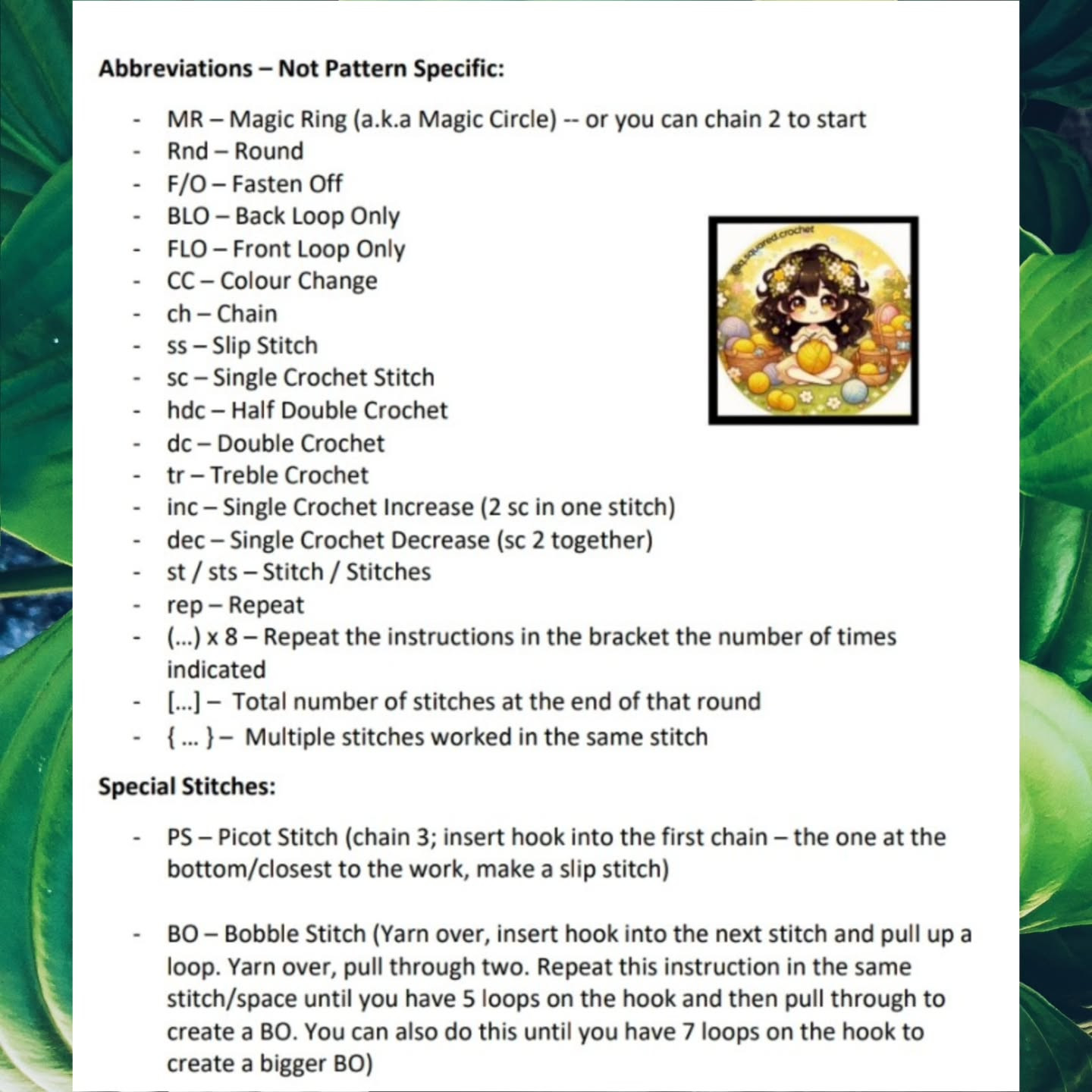 Free Crochet Pattern: No-Sew Piper Paddle Plant