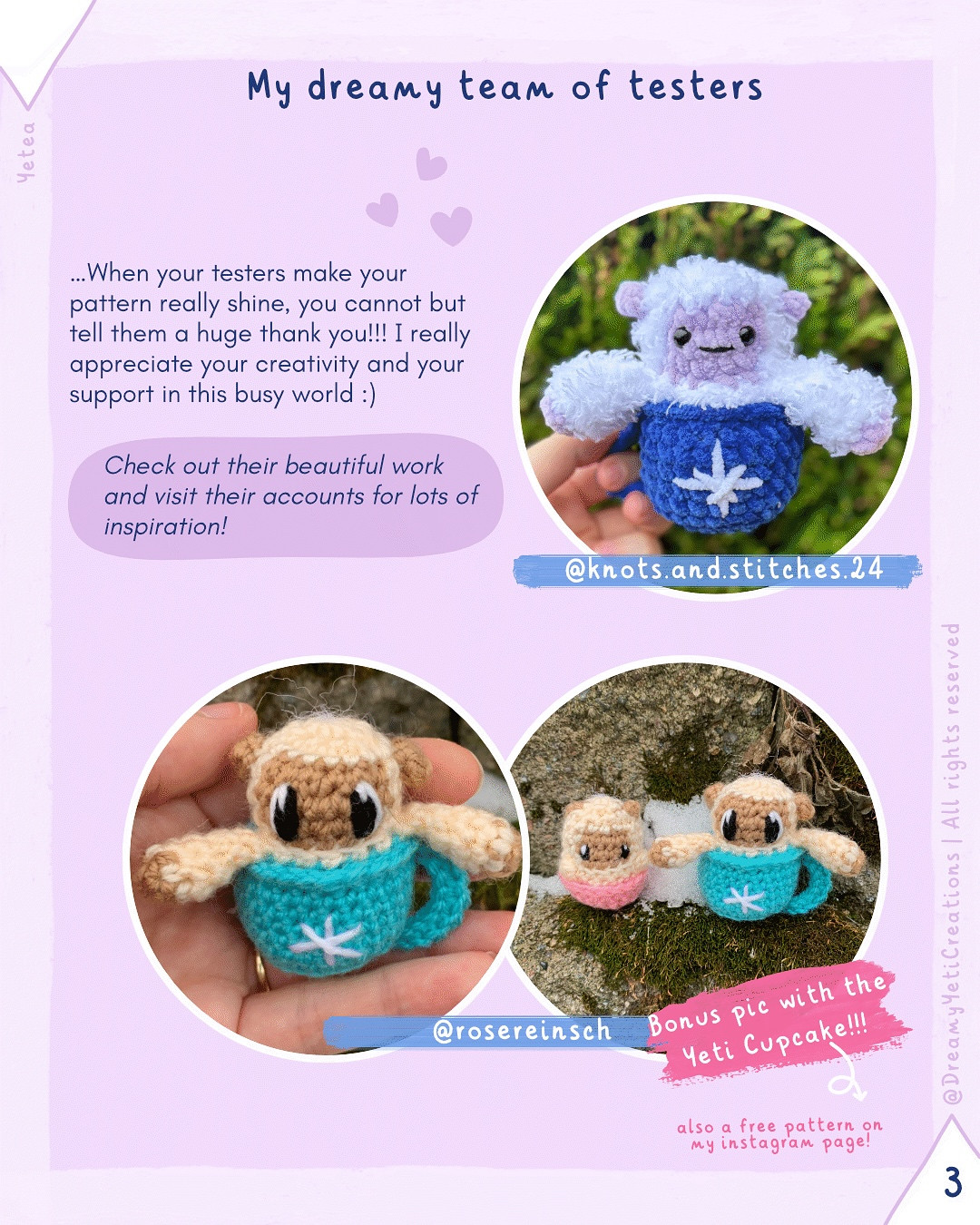Free Crochet Pattern: No-Sew Yeti Tea Cozy Amigurumi