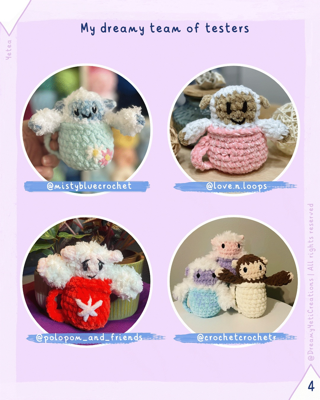 Free Crochet Pattern: No-Sew Yeti Tea Cozy Amigurumi
