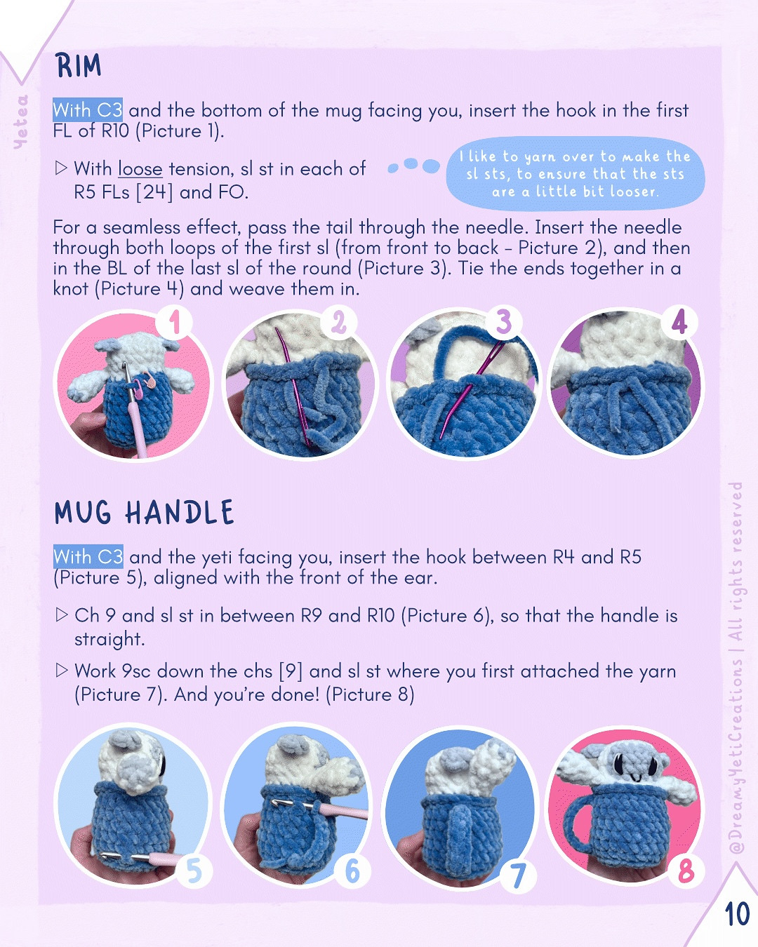 Free Crochet Pattern: No-Sew Yeti Tea Cozy Amigurumi