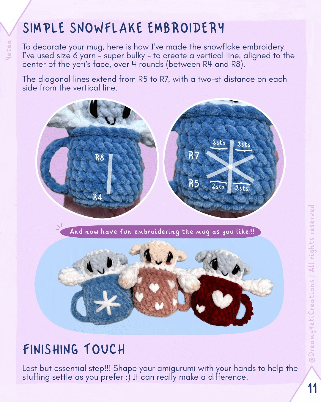 Free Crochet Pattern: No-Sew Yeti Tea Cozy Amigurumi