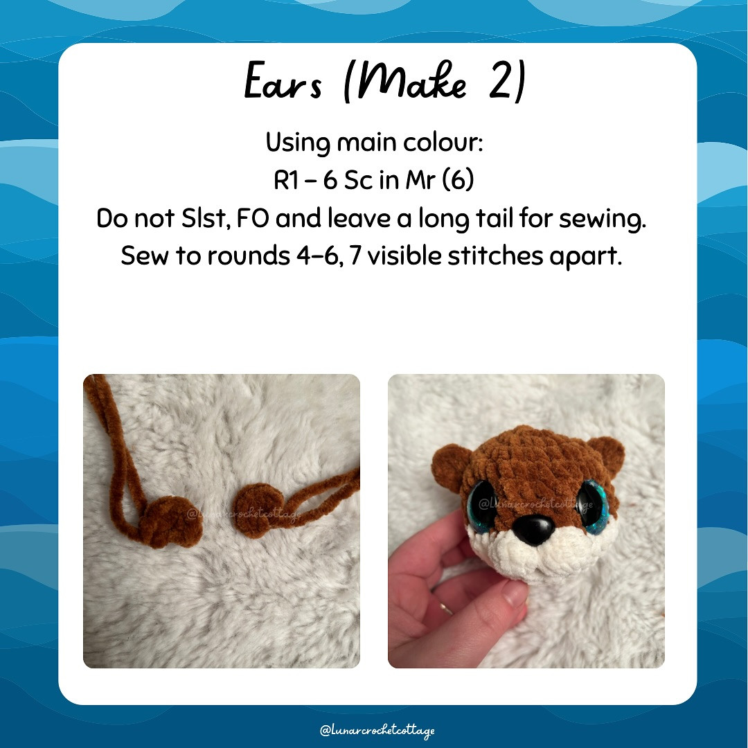 Free Crochet Pattern: Oliver the Otter