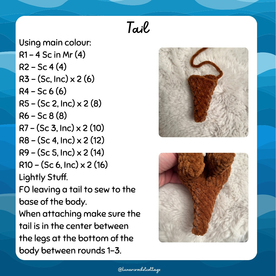 Free Crochet Pattern: Oliver the Otter