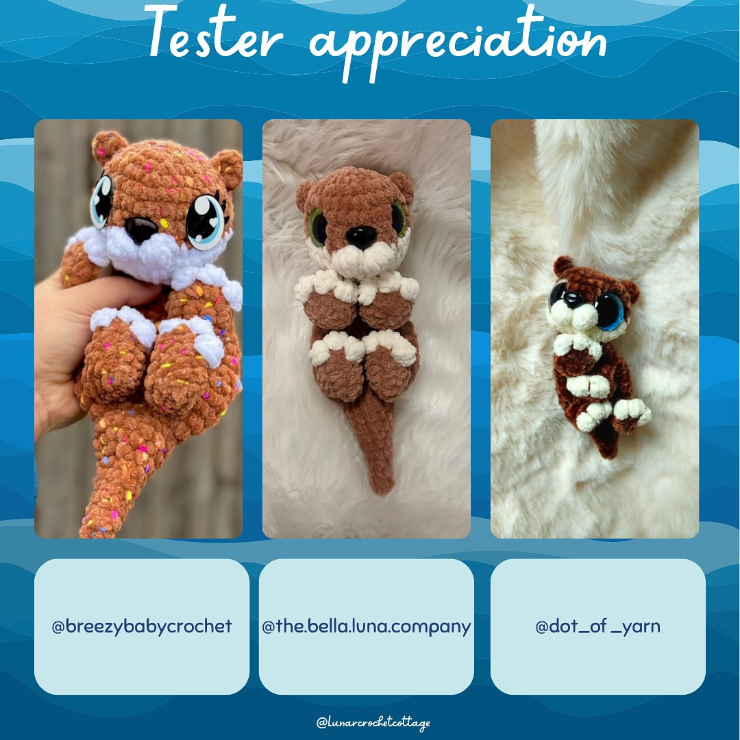 Free Crochet Pattern: Oliver the Otter