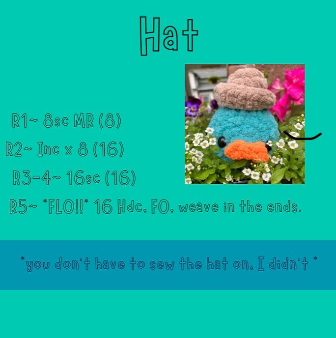 Free Crochet Pattern: Perry the Platypus
