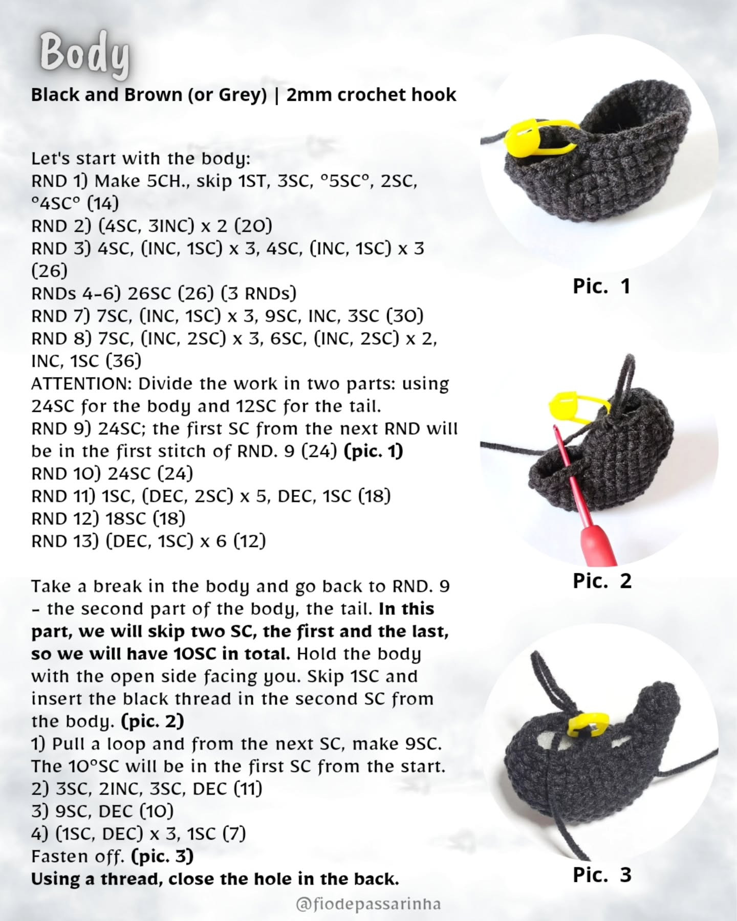 Free Crochet Pattern: Phantump Amigurumi