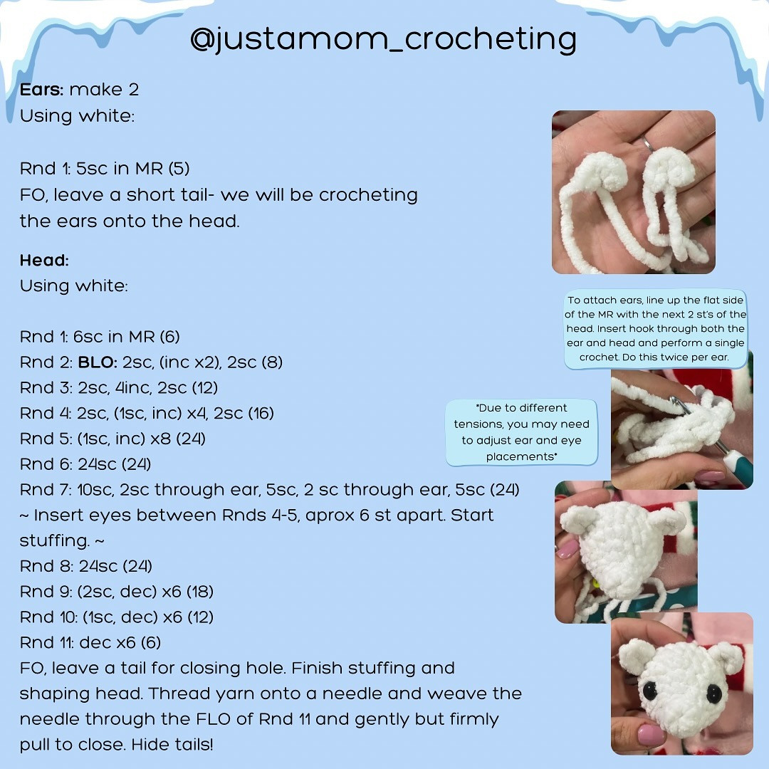 Free Crochet Pattern: Pierre the Polar Bear