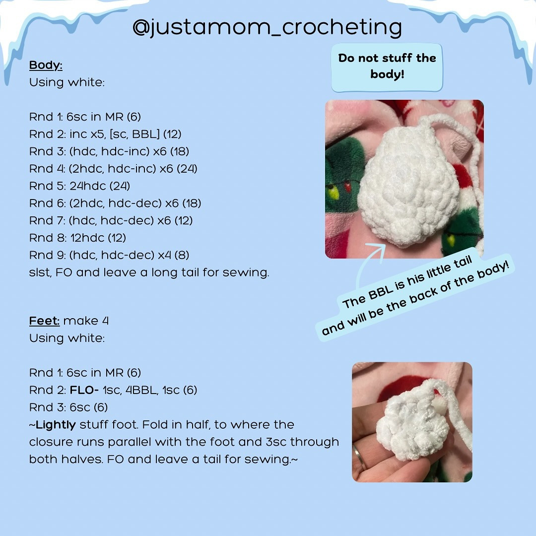 Free Crochet Pattern: Pierre the Polar Bear