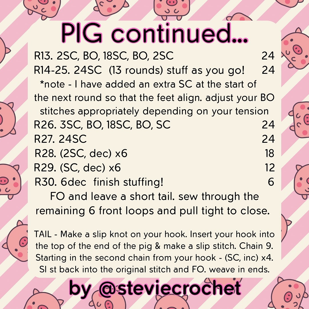 Free Crochet Pattern: Pig in Blanket