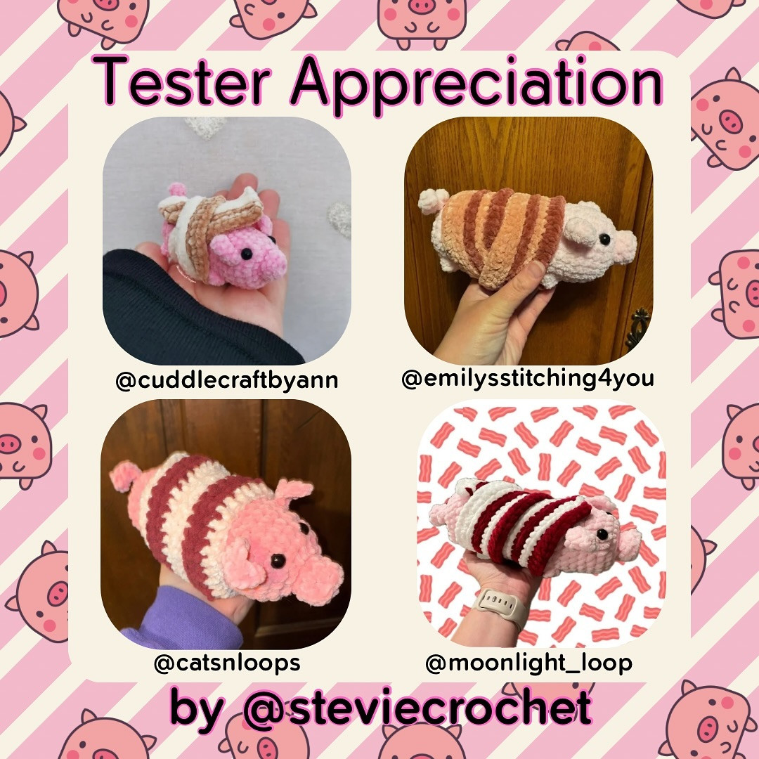 Free Crochet Pattern: Pig in Blanket