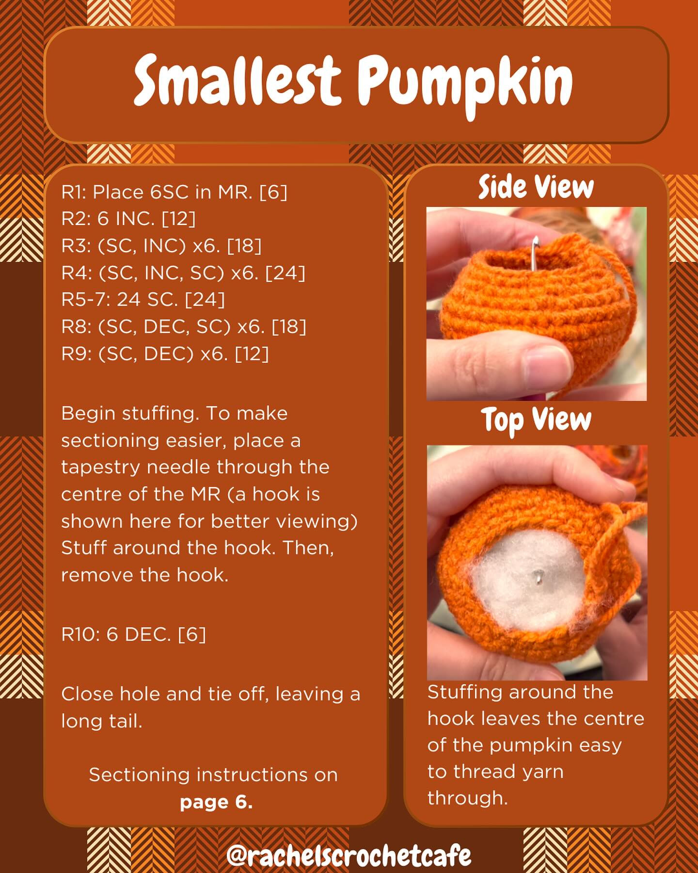 Free Crochet Pattern: Pocketful of Pumpkins