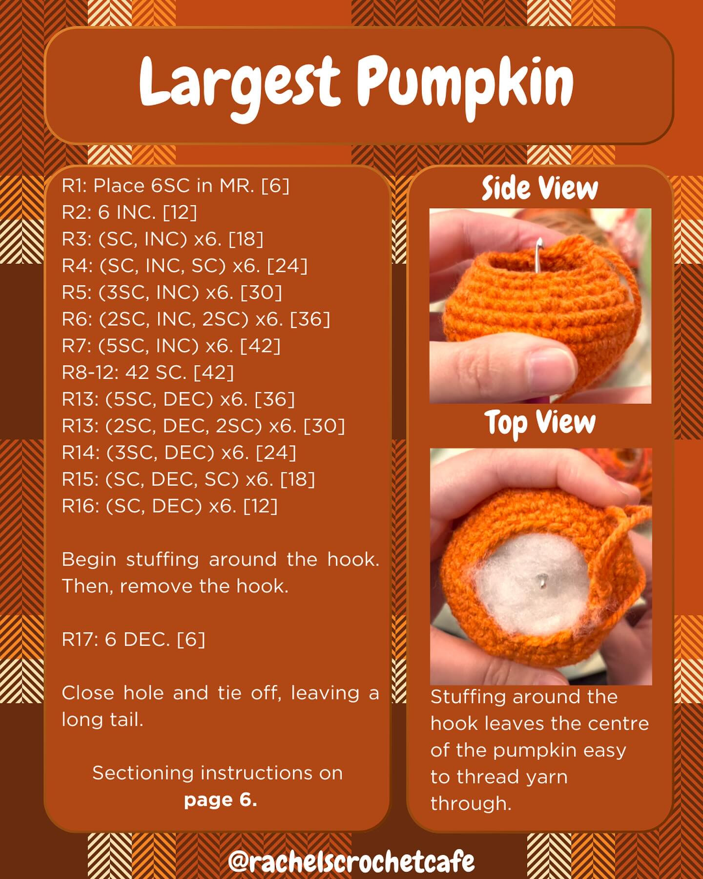 Free Crochet Pattern: Pocketful of Pumpkins