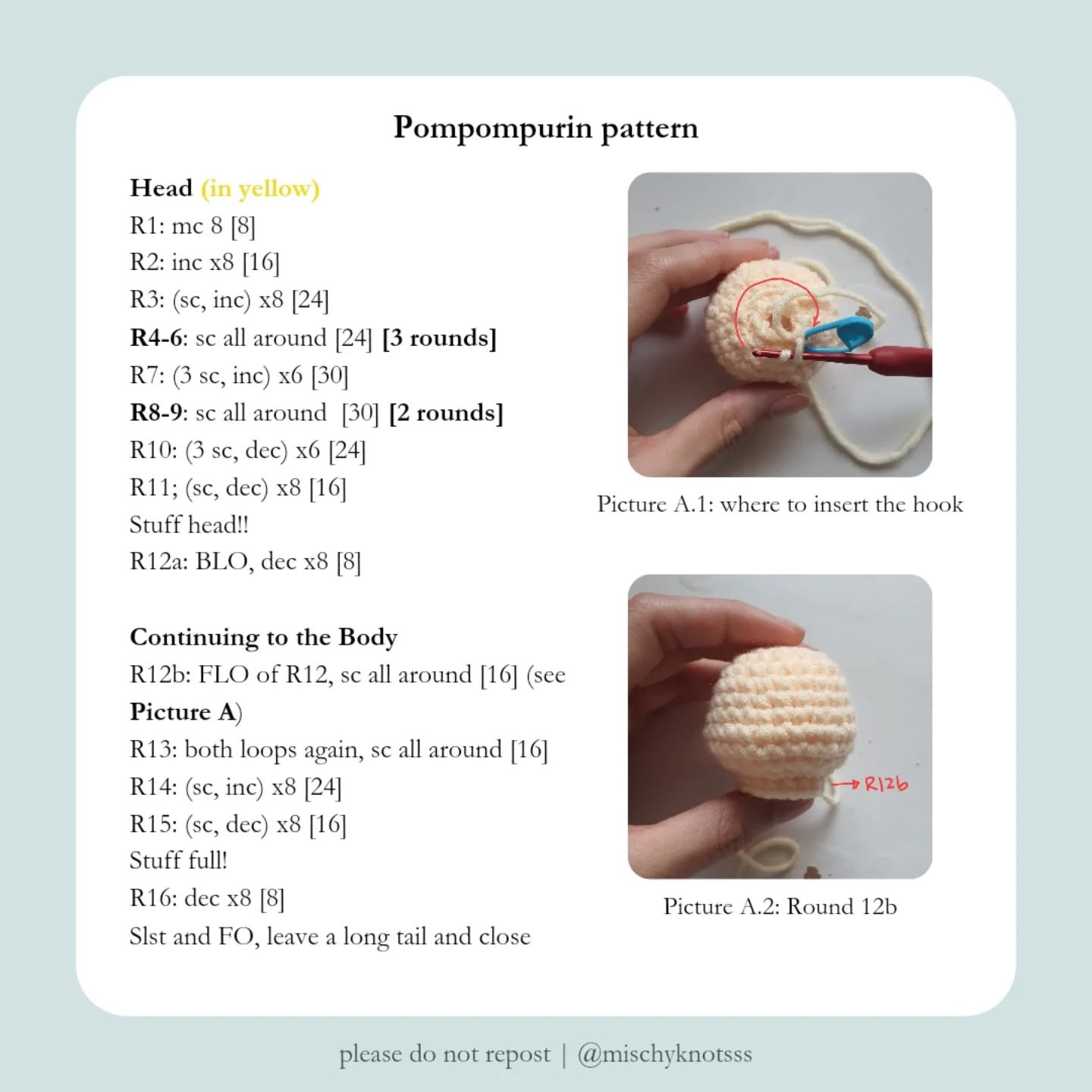Free Crochet Pattern: Pompompurin & Muffin Cherry Amigurumi