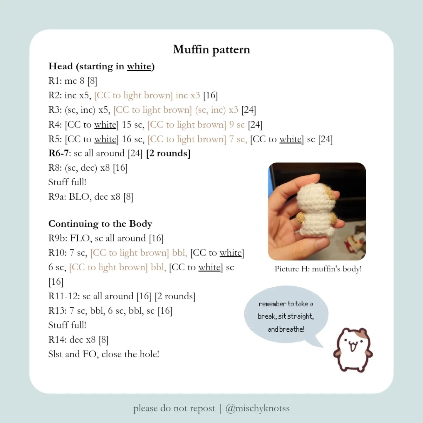 Free Crochet Pattern: Pompompurin & Muffin Cherry Amigurumi