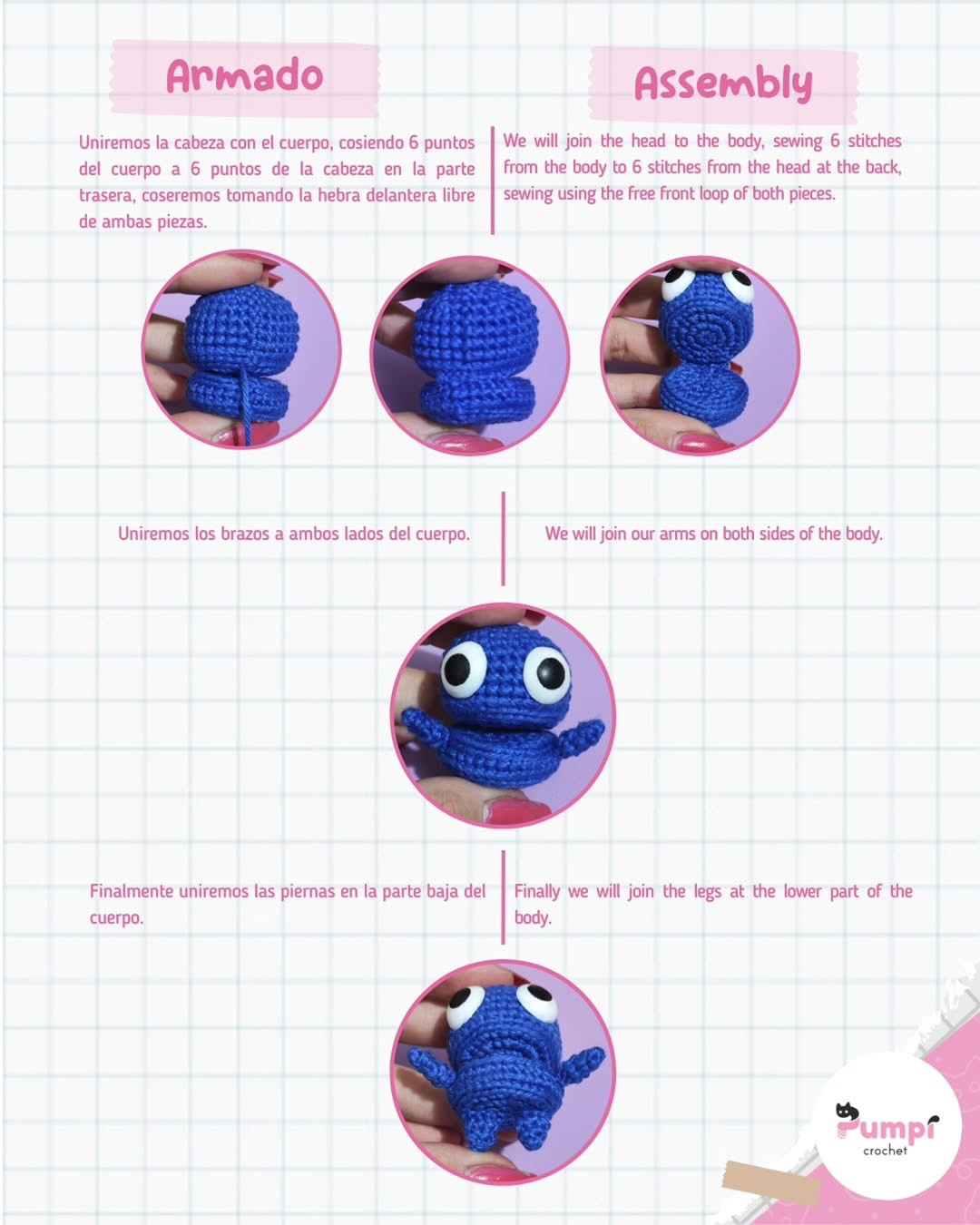 Free Crochet Pattern: R.E.P.O. Mini Amigurumi