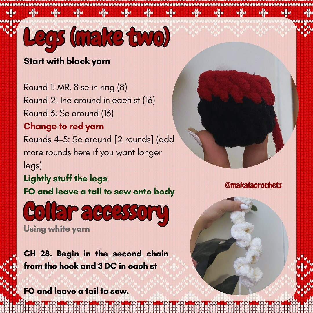 Free Crochet Pattern: Santa Cat Amigurumi