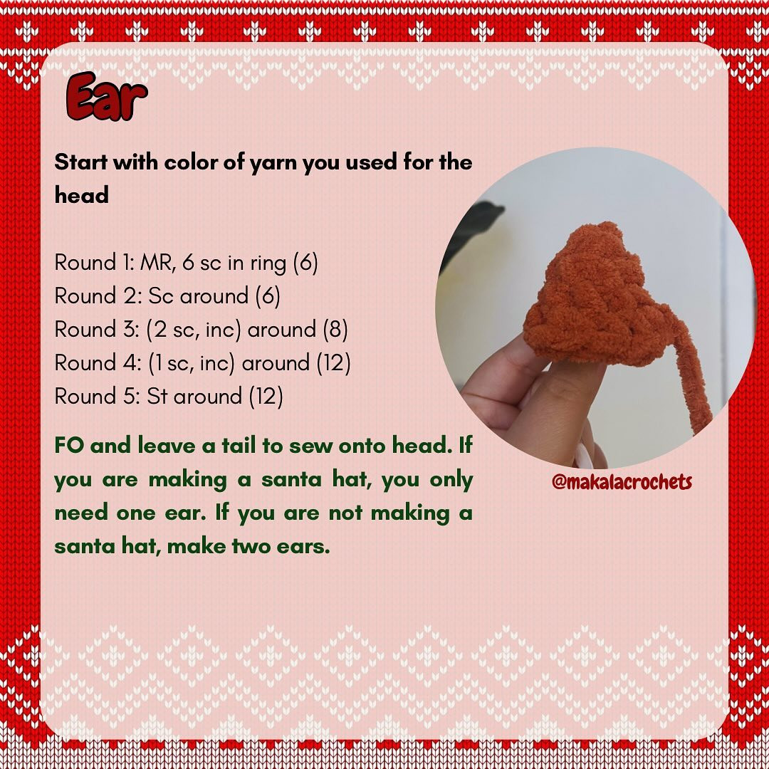 Free Crochet Pattern: Santa Cat Amigurumi