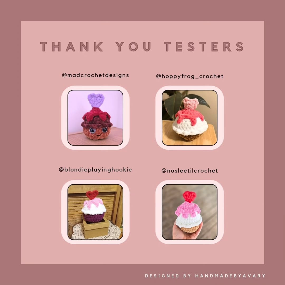 Free Crochet Pattern: Sew Sweet Cupcake