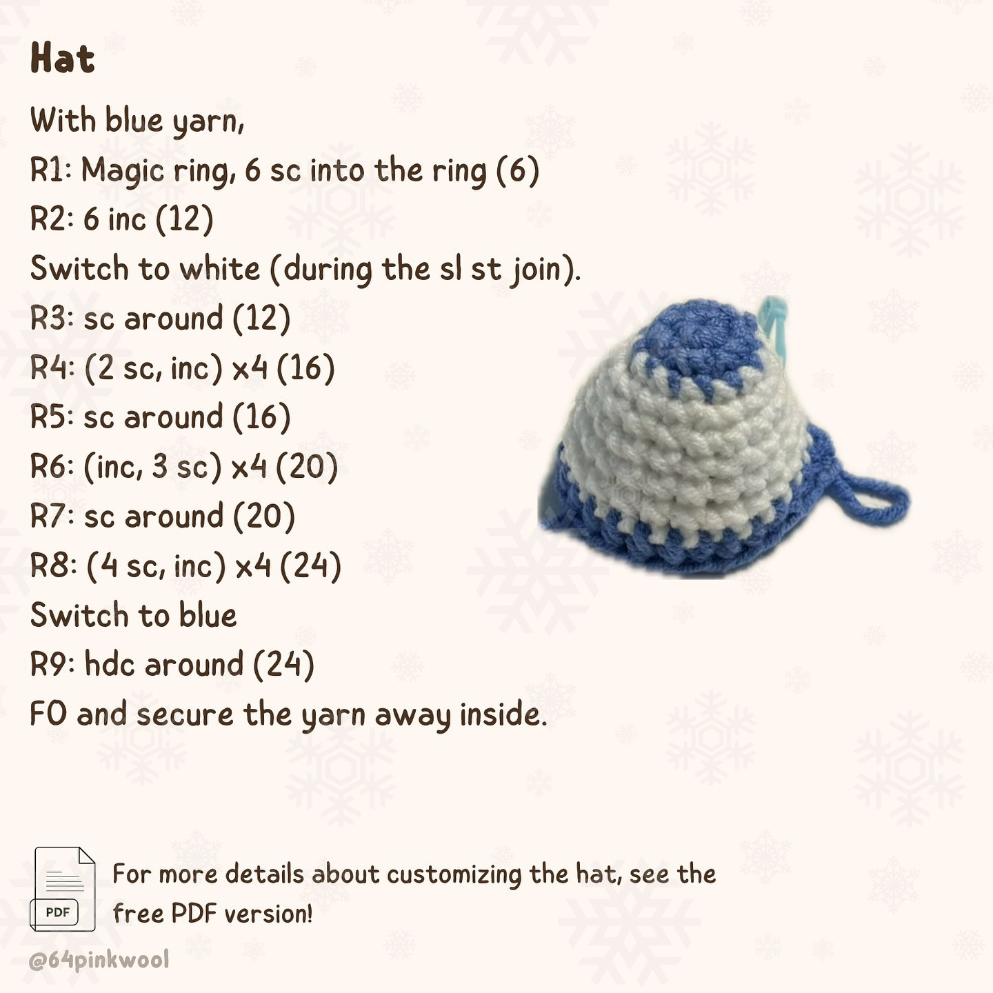 Free Crochet Pattern: Smiki Winter Outfit