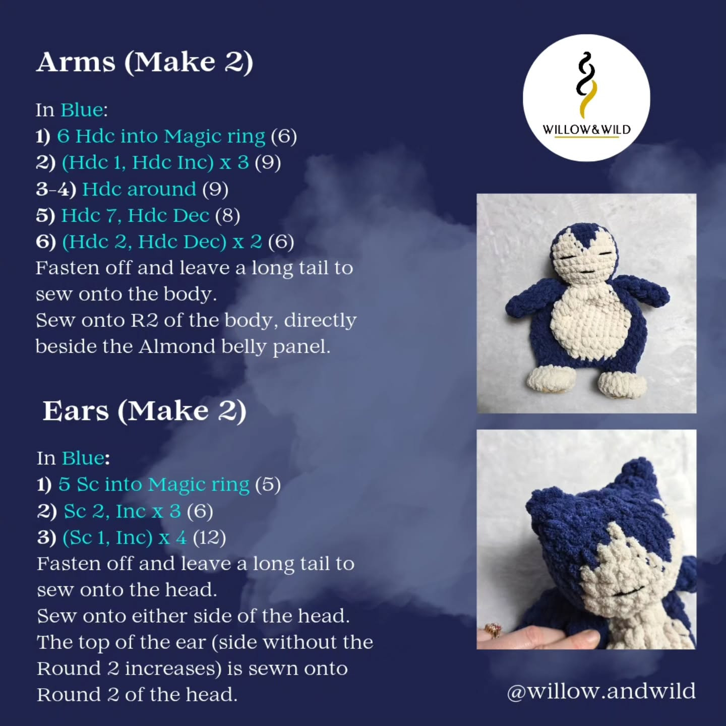 Free Crochet Pattern: Snoring Sleeping Bear