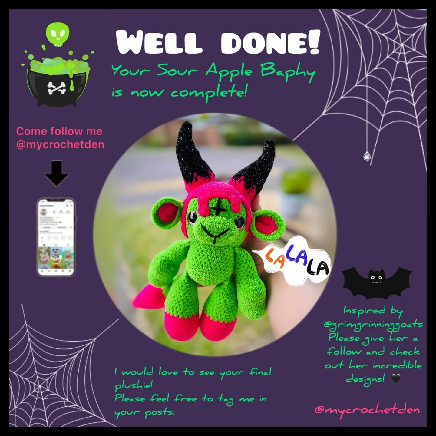 Free Crochet Pattern: Sour Apple Baphy