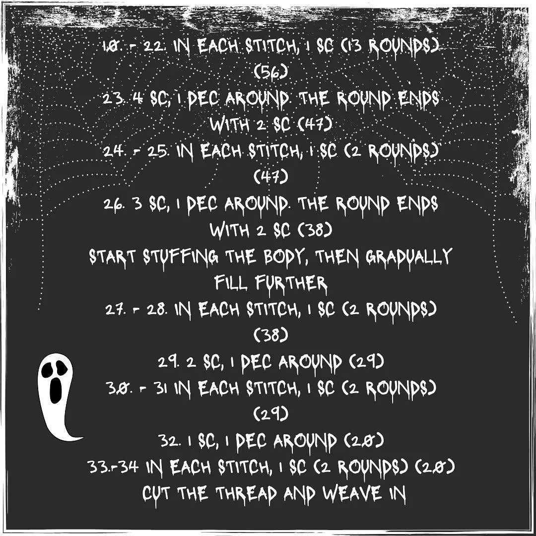 Free Crochet Pattern: Spooky Halloween Rag Doll