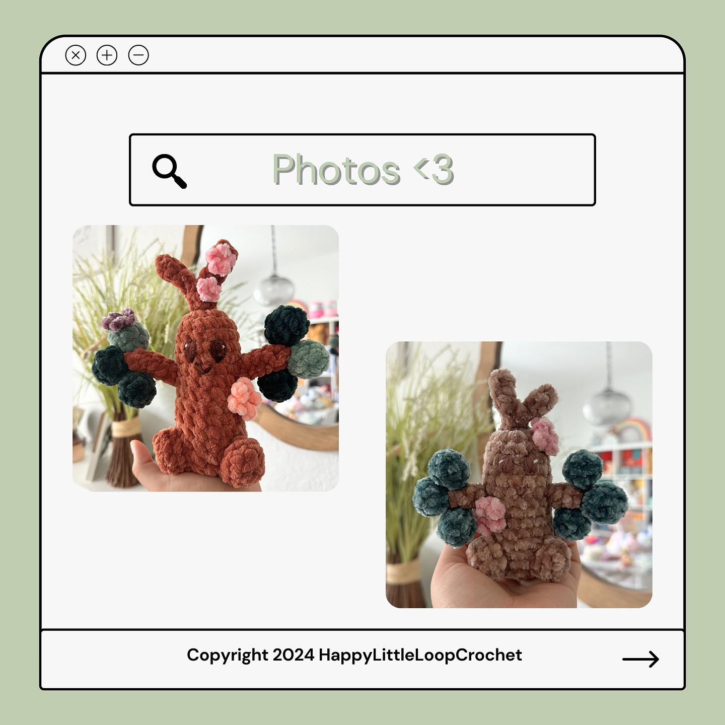 Free Crochet Pattern: Springtime Sudowoodo