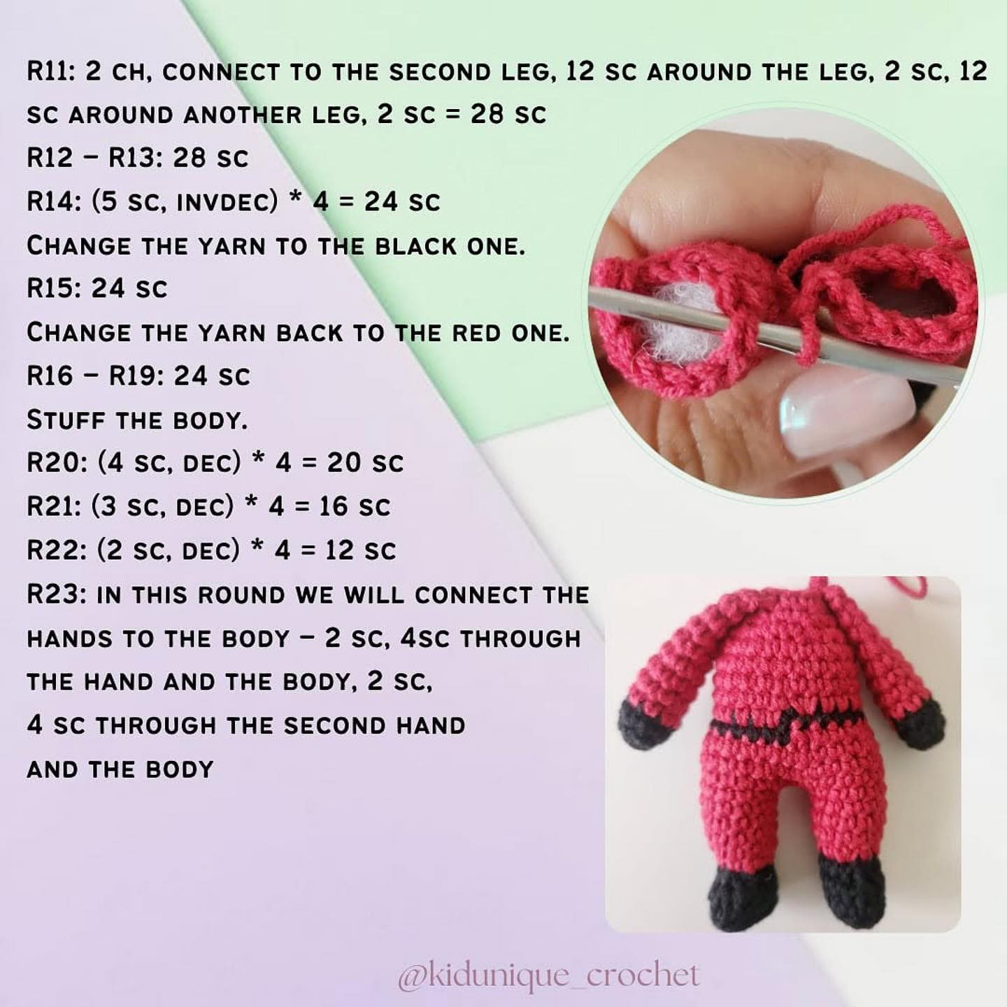 Free Crochet Pattern: Squid Game Guards