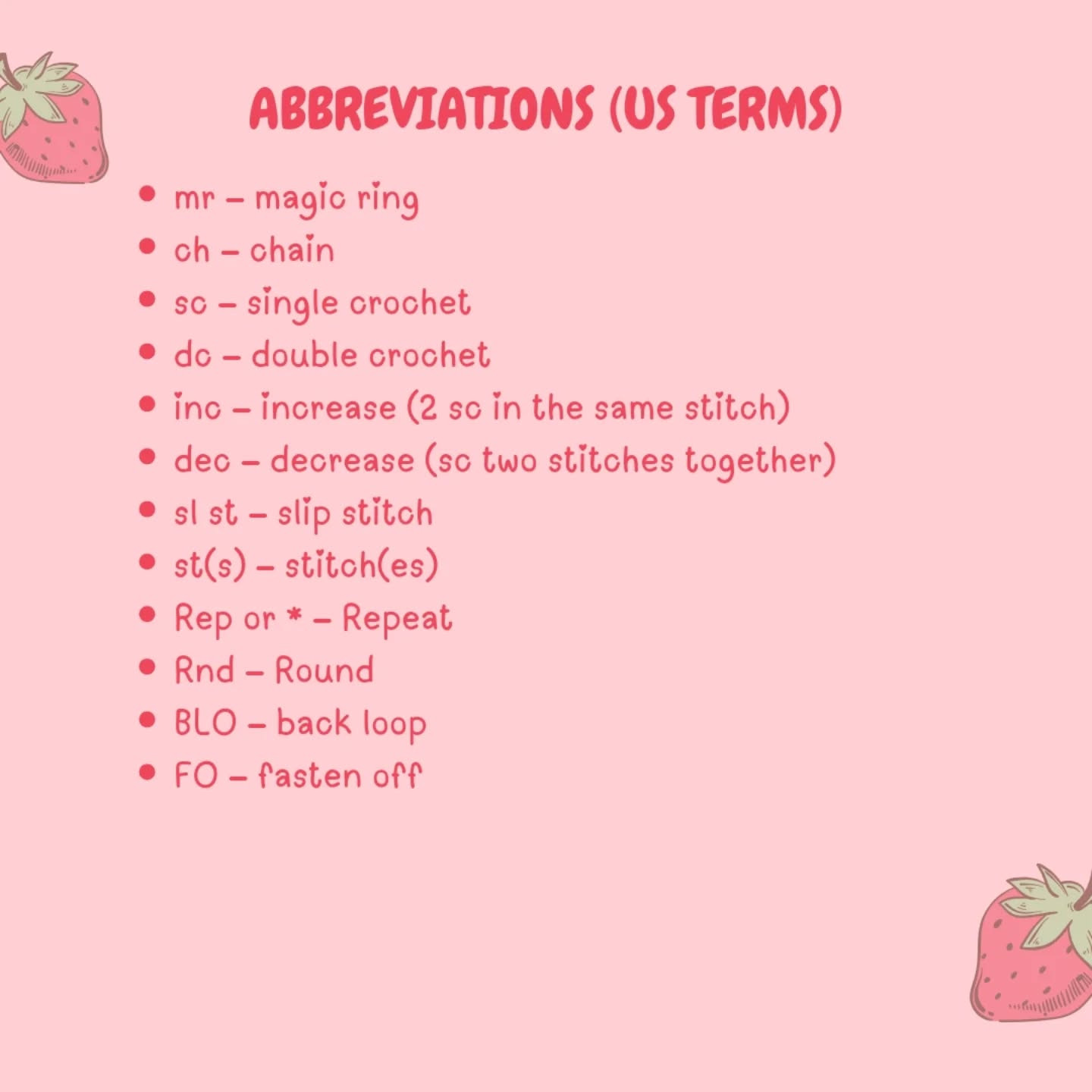 Free Crochet Pattern: Strawberry Axolotl Amigurumi