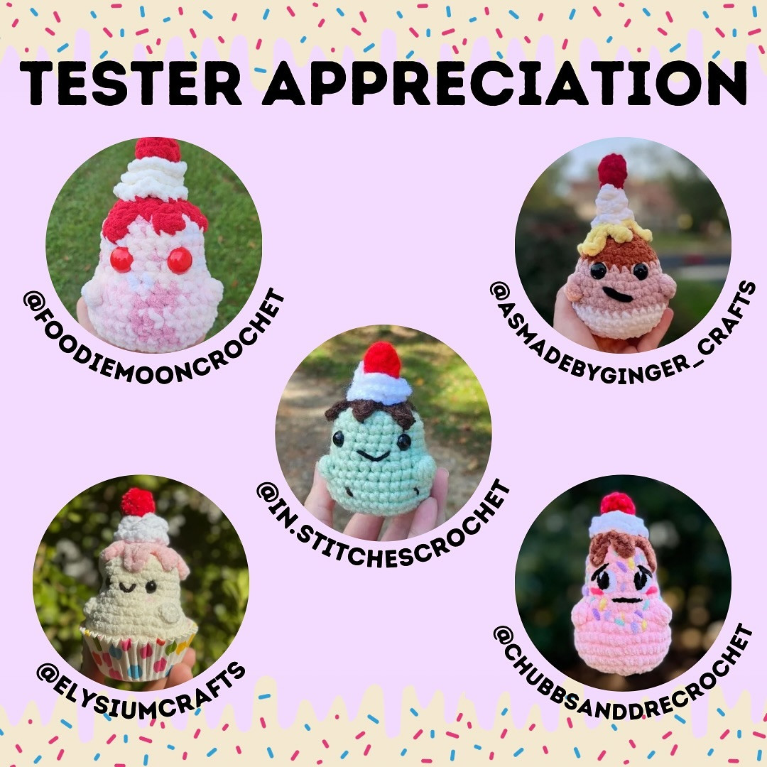 Free Crochet Pattern: Sundae Spud Amigurumi