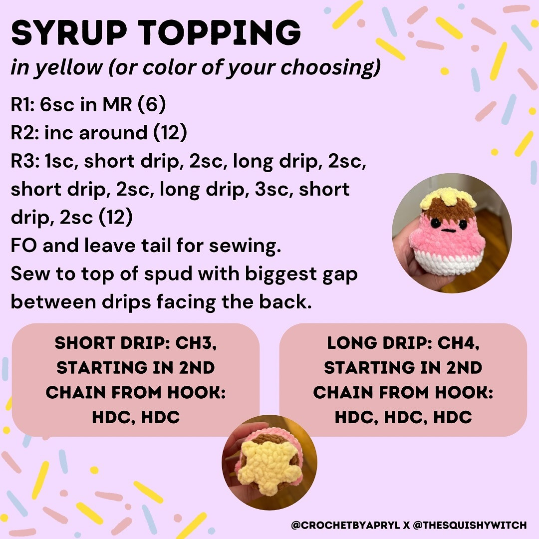 Free Crochet Pattern: Sundae Spud Amigurumi