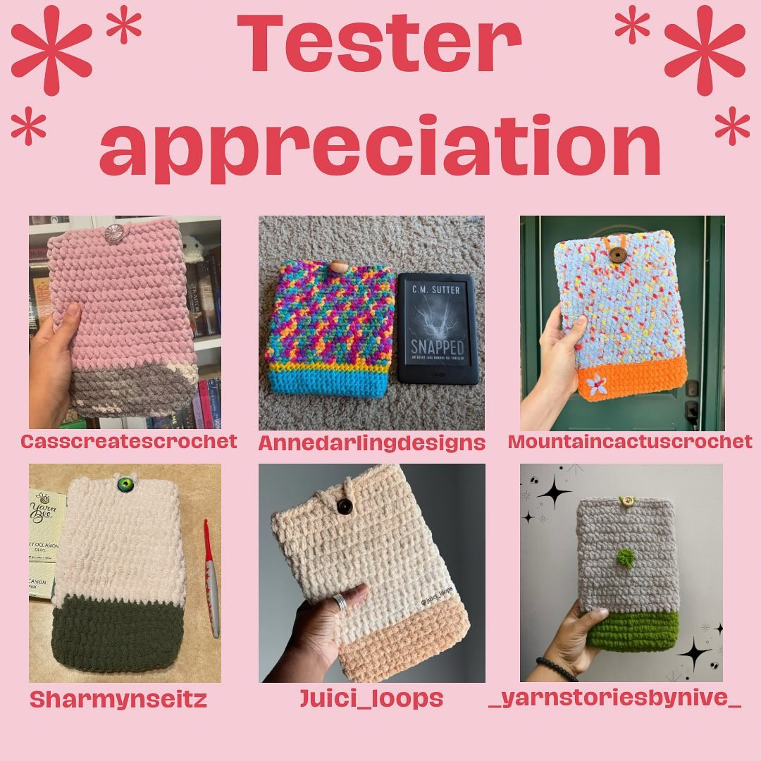 Free Crochet Pattern: Tablet Cozy