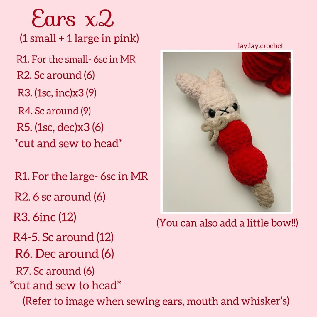 Free Crochet Pattern: Tanghulu Bun Bunny