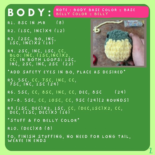Free Crochet Pattern: Tangly Todd the Toad