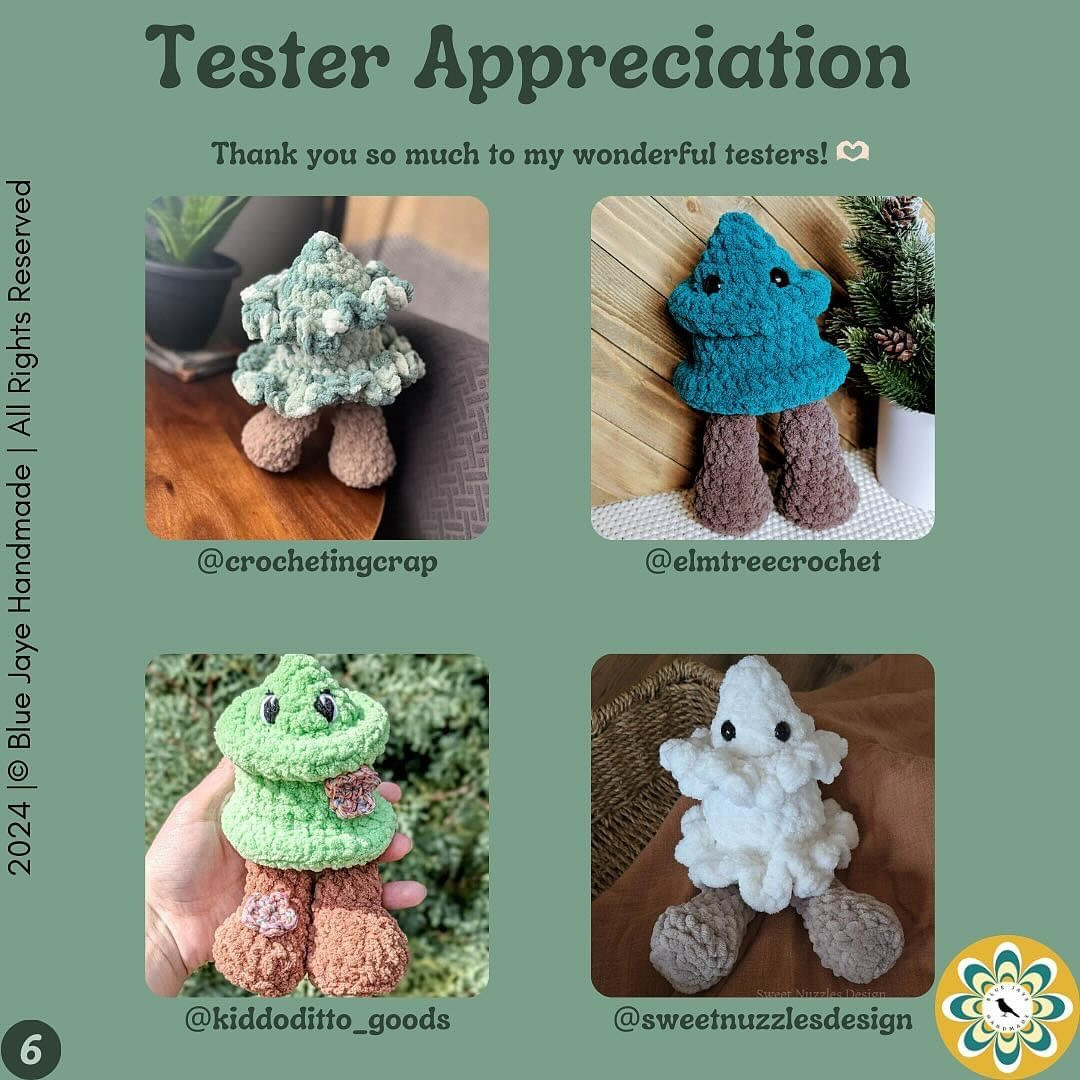 Free Crochet Pattern: Timber the Tree Amigurumi