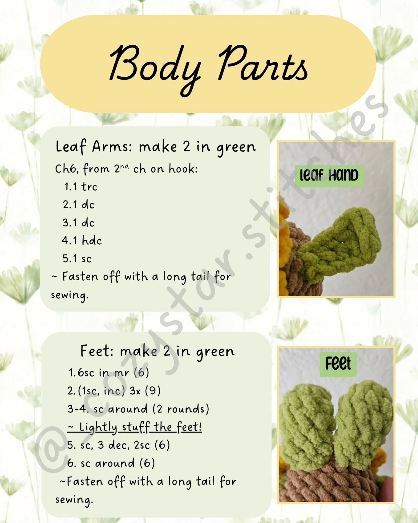 Free Crochet Pattern: Tiny Flor Pal Amigurumi