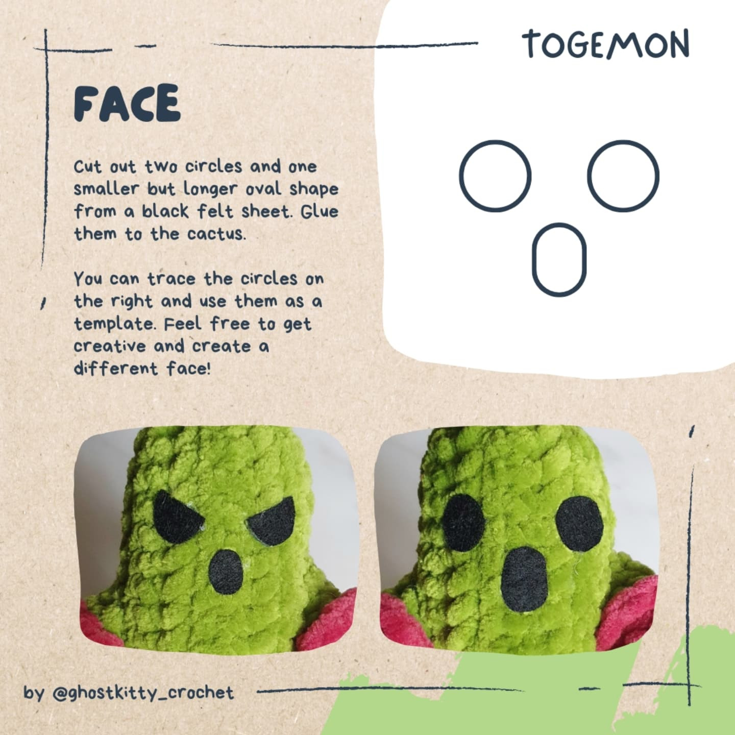 Free Crochet Pattern: Togemon in a Pot