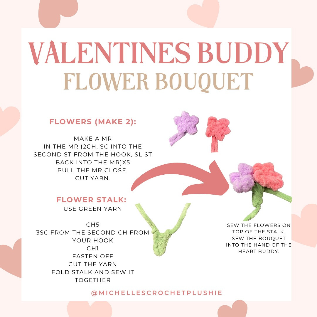 Free Crochet Pattern: Valentine's Day Heart Buddy