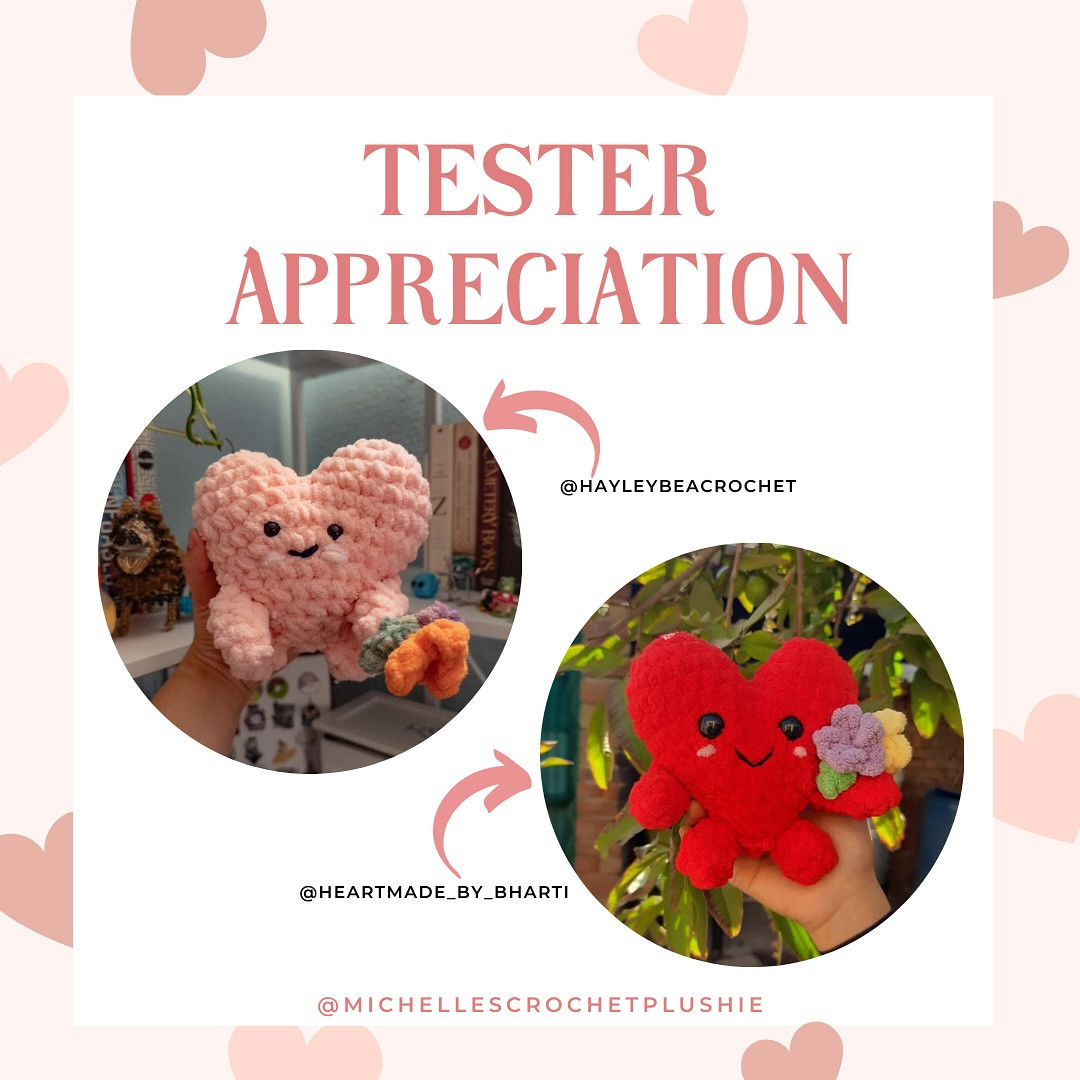 Free Crochet Pattern: Valentine's Day Heart Buddy