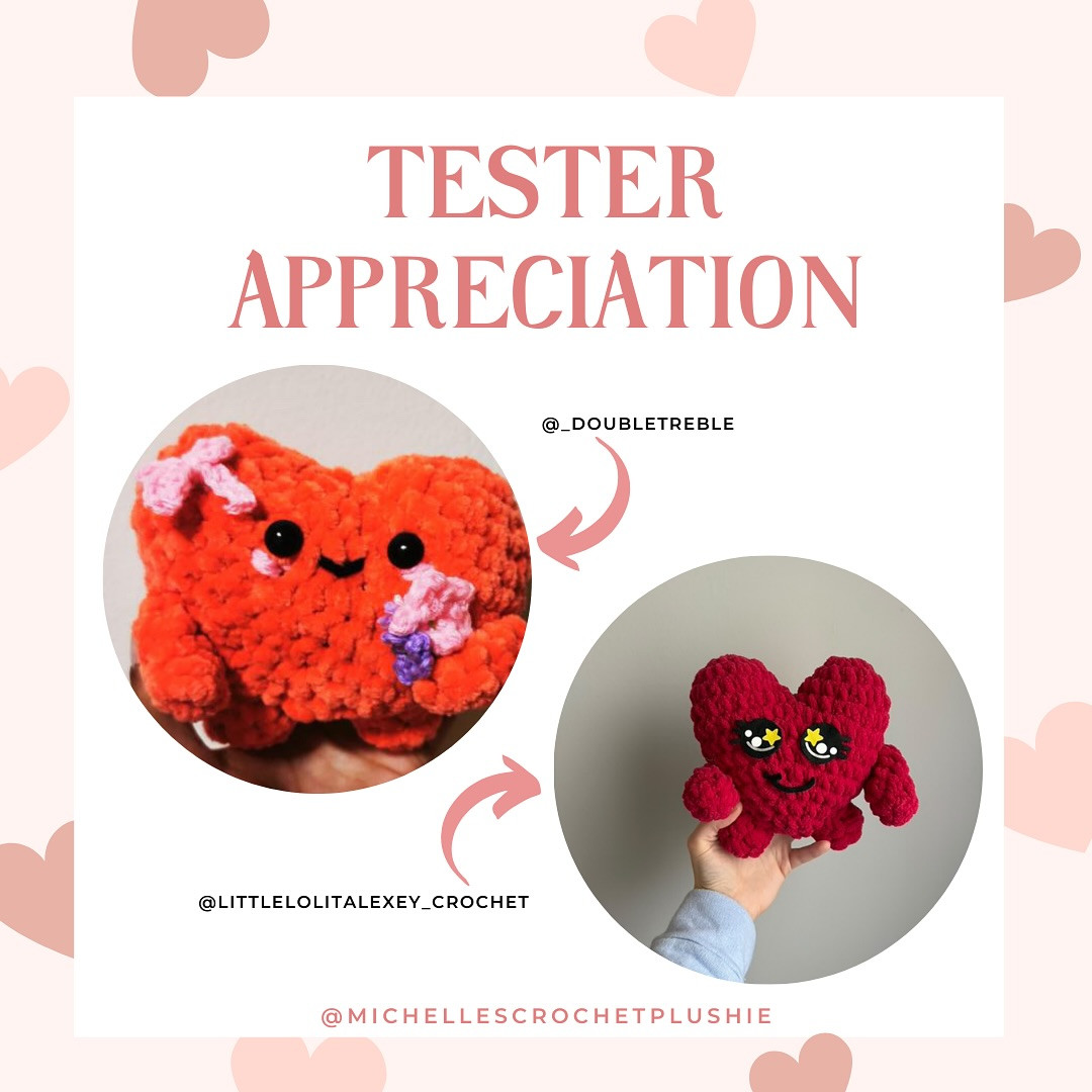 Free Crochet Pattern: Valentine's Day Heart Buddy
