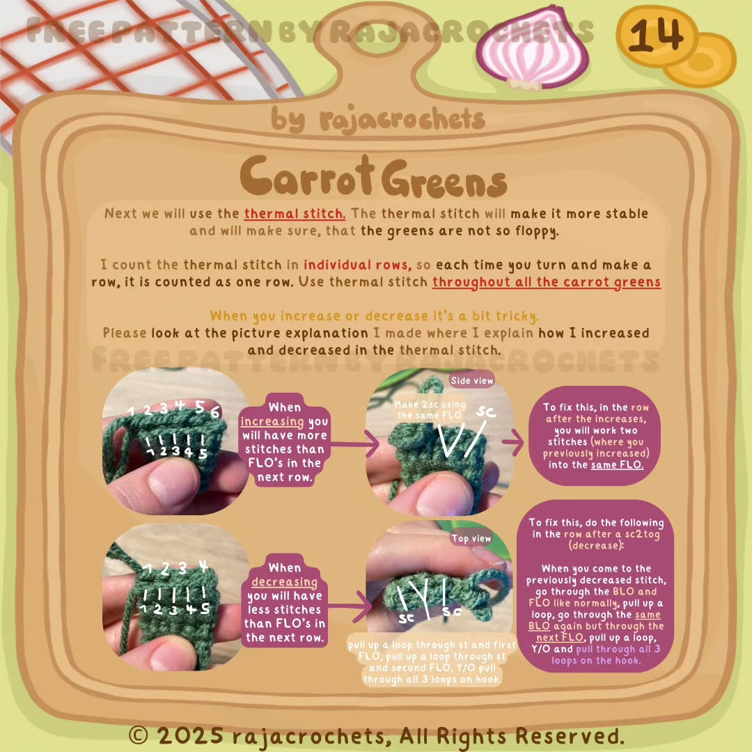 Free Crochet Pattern: Veggie Squires Family