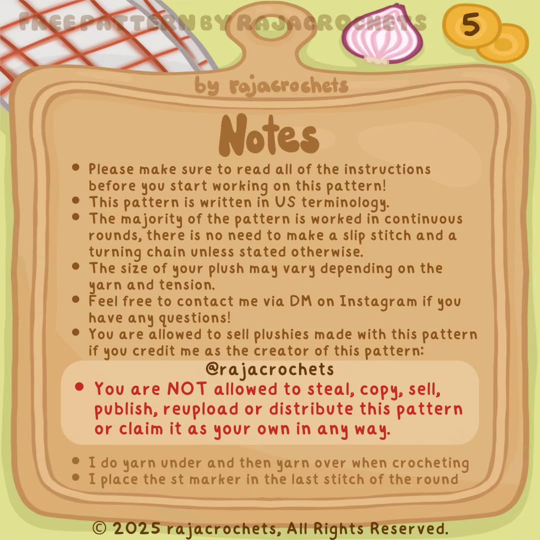 Free Crochet Pattern: Veggie Squires Family