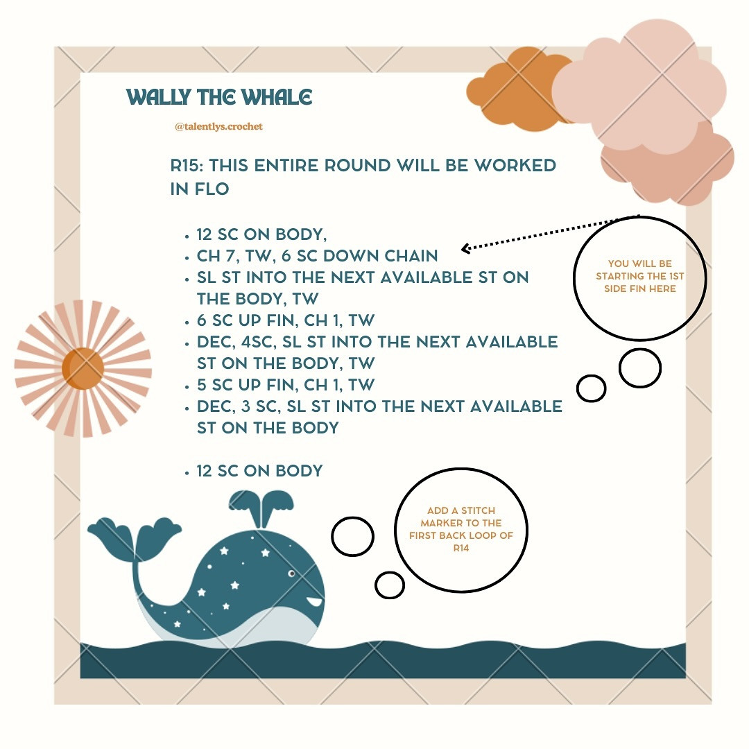 Free Crochet Pattern: Wally the Whale